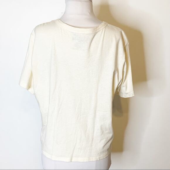 Def Leppard USA tour 80 studded graphic tee cropped T-shirt sz XL - Picture 2 of 7